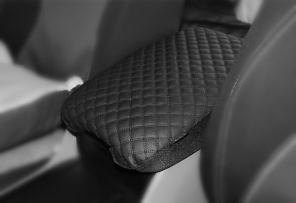 It'sus® Honda Accord 2008-2013 Leather Car Auto Center Armrest Console Cover Protector Decoration Black